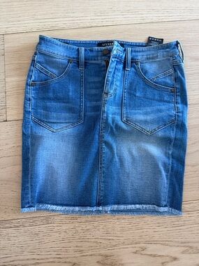 Liverpool Blue Denim Skirt